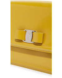 Sac en cuir jaune Salvatore Ferragamo