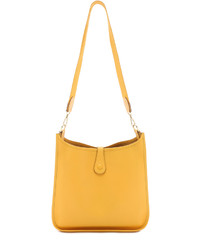 Sac en cuir jaune Hermes