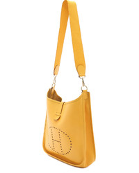 Sac en cuir jaune Hermes