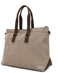 Sac en cuir marron clair Officine Creative