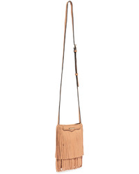 Sac en cuir marron clair Rebecca Minkoff