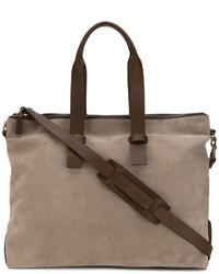 Sac en cuir marron clair Officine Creative