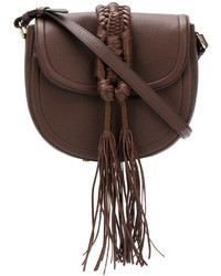 Sac en cuir marron foncé Altuzarra