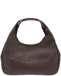 Sac en cuir marron foncé Bottega Veneta