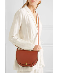 Sac en cuir marron Victoria Beckham