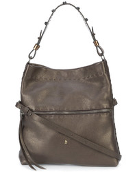 Sac en cuir marron Henry Beguelin