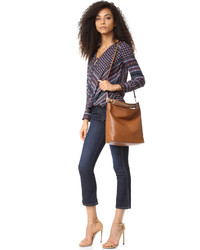 Sac en cuir marron Diane von Furstenberg