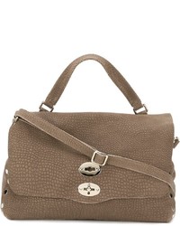 Sac en cuir marron Zanellato