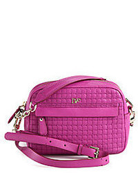 Sac en cuir matelassé fuchsia