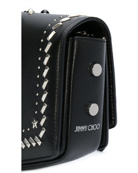 Sac en cuir noir Jimmy Choo