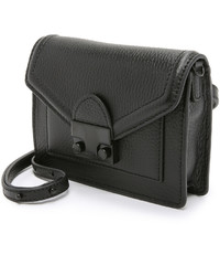 Sac en cuir noir Loeffler Randall