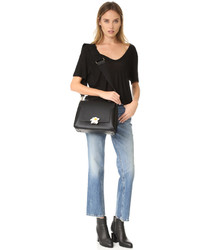 Sac en cuir noir Anya Hindmarch