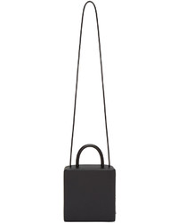 Sac en cuir noir Building Block