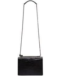 Sac en cuir noir Saint Laurent