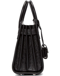 Sac en cuir noir Saint Laurent