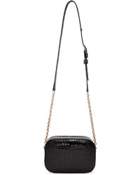 Sac en cuir noir Charlotte Olympia