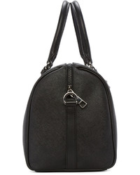 Sac en cuir noir Versace