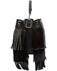 Sac en cuir noir Saint Laurent