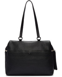 Sac en cuir noir Kara