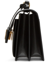 Sac en cuir noir Saint Laurent