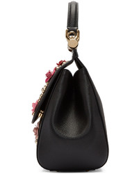 Sac en cuir noir Dolce & Gabbana