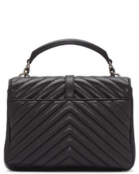 Sac en cuir noir Saint Laurent