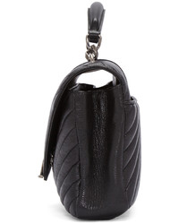 Sac en cuir noir Saint Laurent