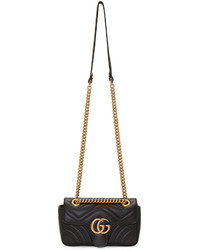 Sac en cuir noir Gucci