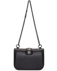 Sac en cuir noir Valentino