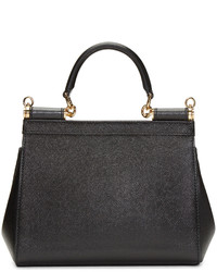 Sac en cuir noir Dolce & Gabbana