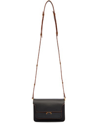 Sac en cuir noir Marni