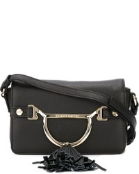 Sac en cuir noir Borbonese