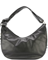 Sac en cuir noir Borbonese