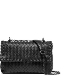 Sac en cuir noir Bottega Veneta