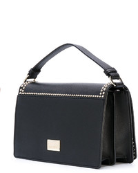 Sac en cuir noir Moschino