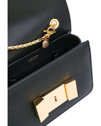 Sac en cuir noir Tom Ford