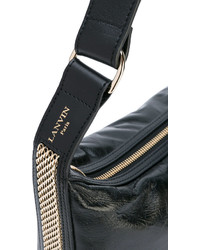 Sac en cuir noir Lanvin