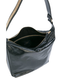 Sac en cuir noir Lanvin