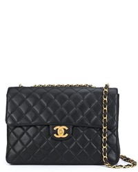 Sac en cuir noir Chanel