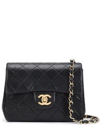 Sac en cuir noir Chanel