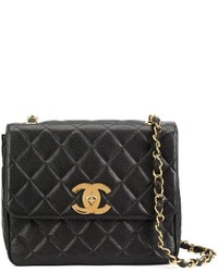 Sac en cuir noir Chanel