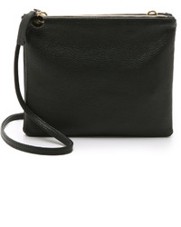 Sac en cuir noir Clare Vivier