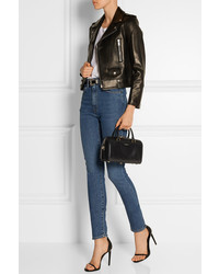 Sac en cuir noir Saint Laurent