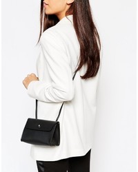 Sac en cuir noir Asos