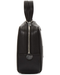 Sac en cuir noir Courreges