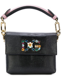 Sac en cuir noir Dolce & Gabbana