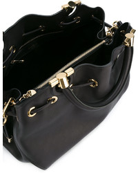 Sac en cuir noir Salvatore Ferragamo