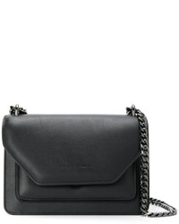 Sac en cuir noir Elena Ghisellini