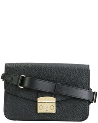 Sac en cuir noir Furla