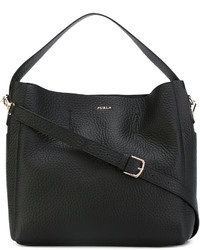 Sac en cuir noir Furla